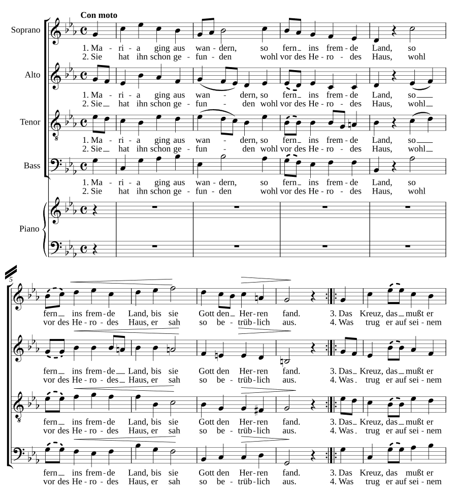 Паломничество Марии, соч. 22, № 3 (Marias Wallfahrt, Op. 22, No. 3)