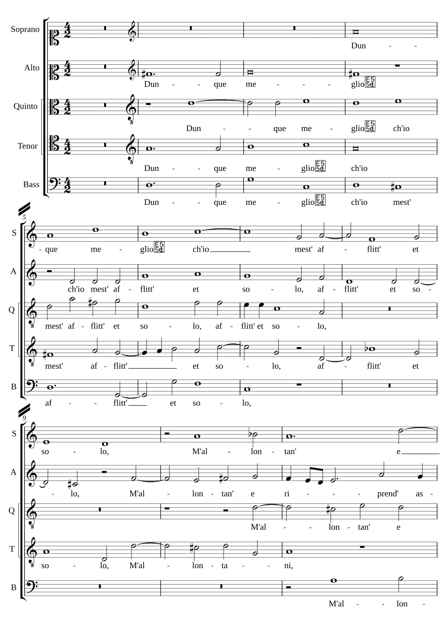 Итак, лучше, что я (Dunque meglio e ch'io)