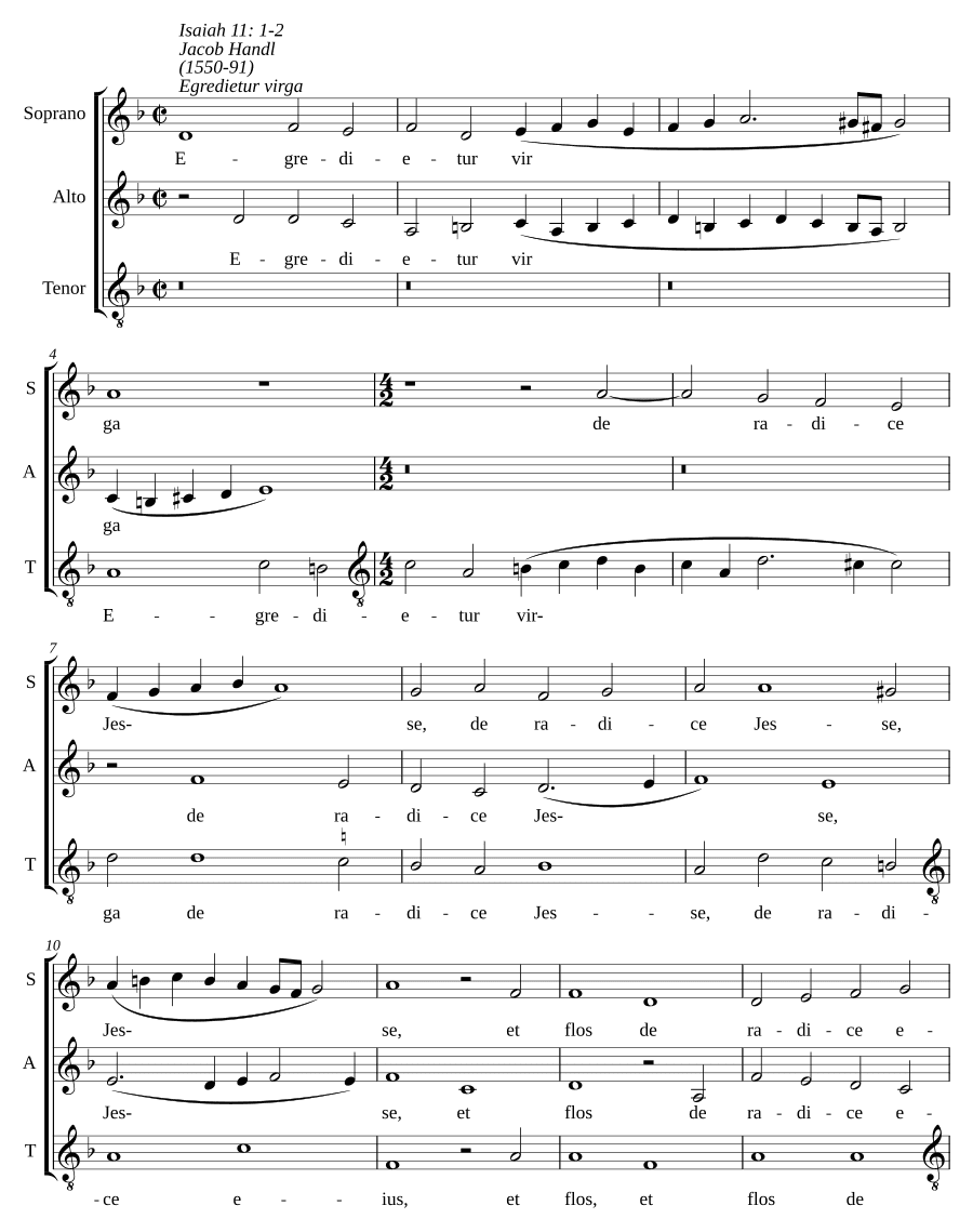 Выйдет ветвь (Egredietur virga)