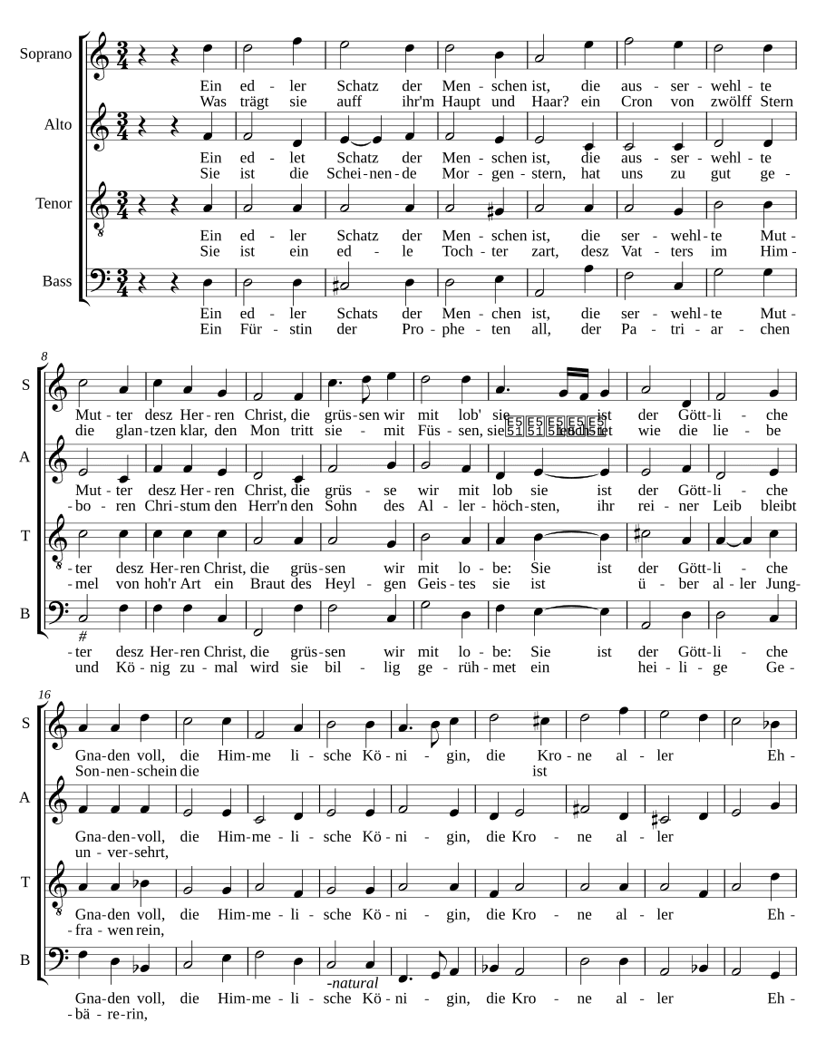 Благородное сокровище (Ein edler Schatz)