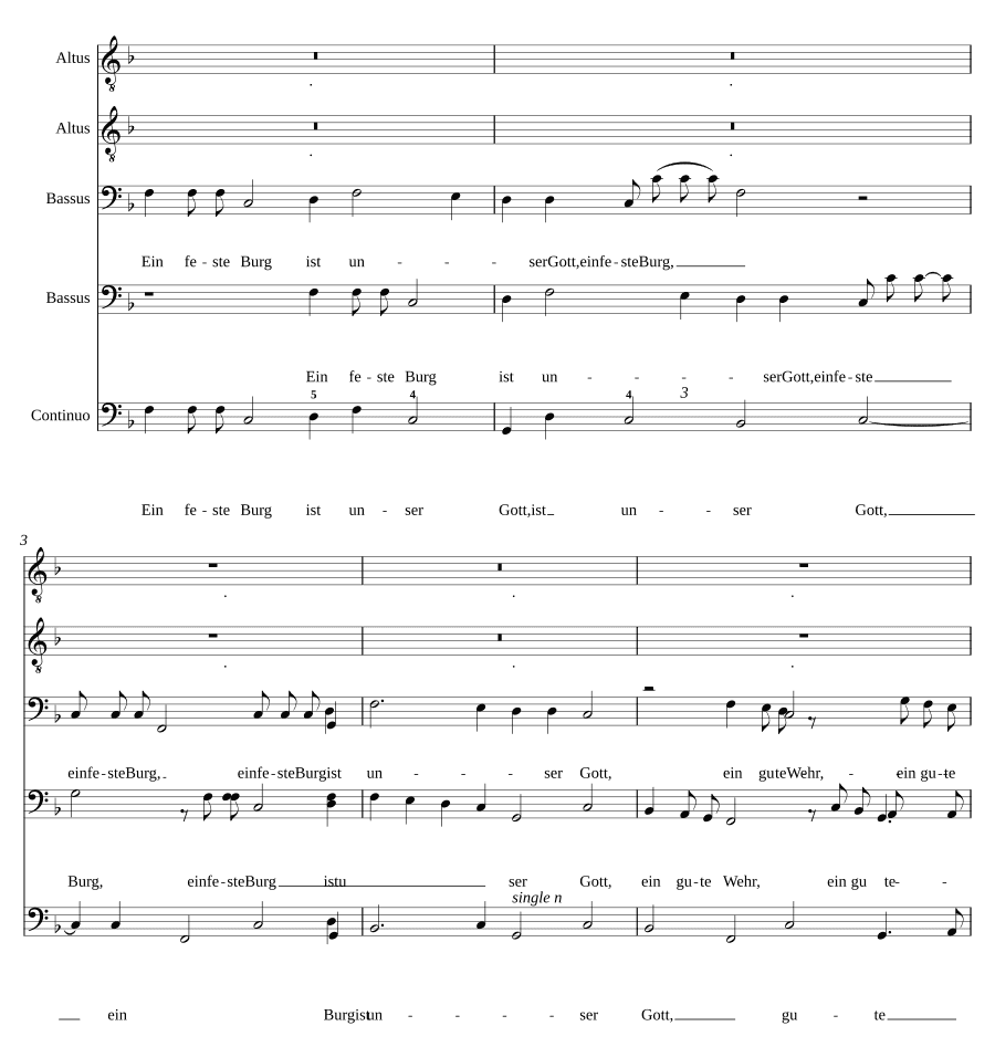 Твердая крепость — наш Бог (Ein feste Burg ist unser Gott)