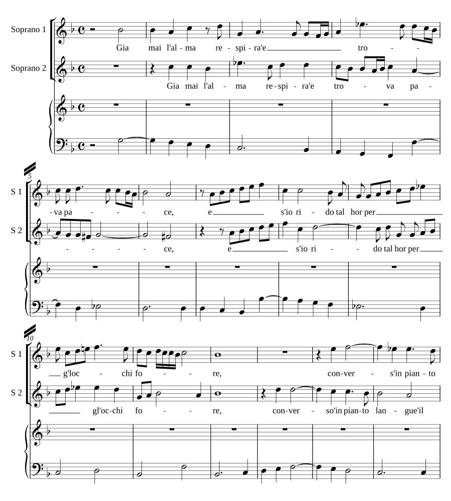 Уже душа дышит (Gia mai l'alma respira)