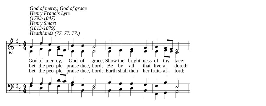 Бог милости, Бог благодати (God of mercy, God of grace)
