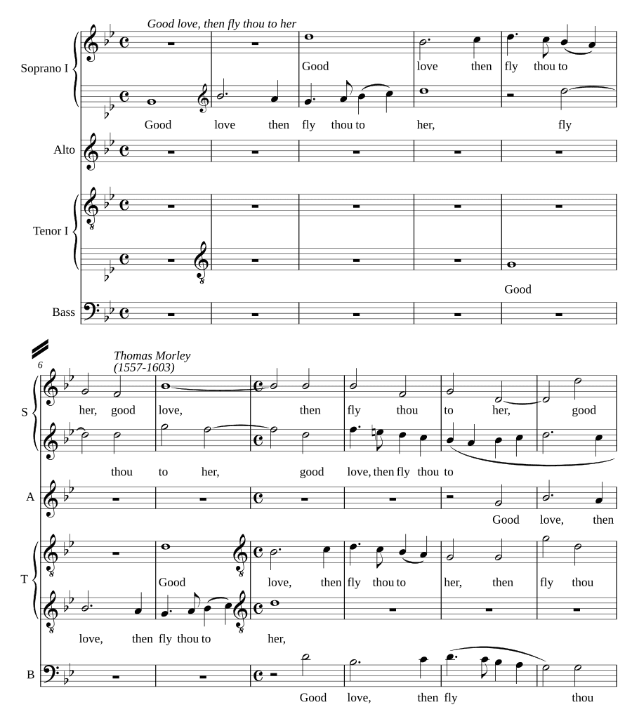 Хорошая любовь, тогда лети к ней (Good Love, then fly thou to her)