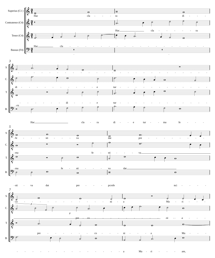В этот ясный день (Hac clara die)
