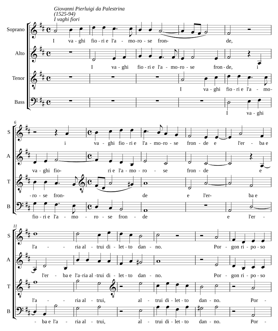 Прекрасные цветы (I vaghi fiori)