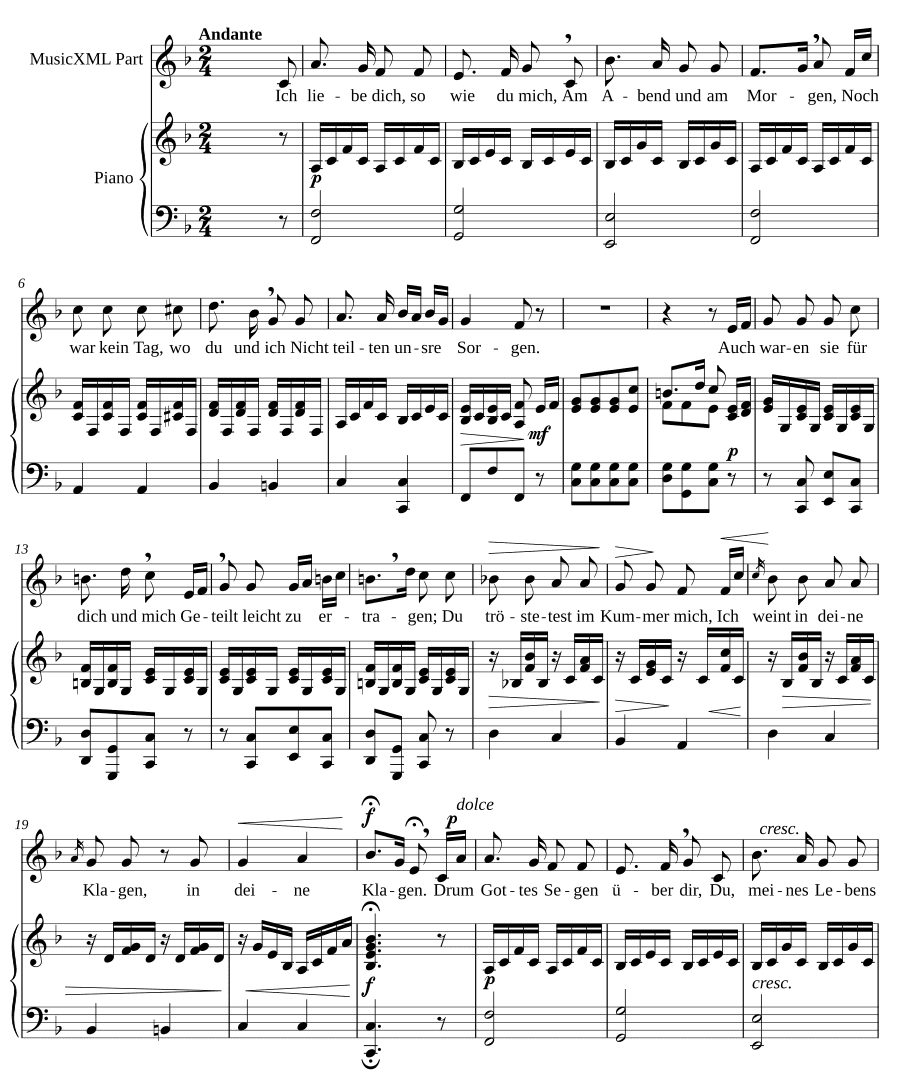 Я люблю тебя, WoO 123 (Ich liebe dich, WoO 123)