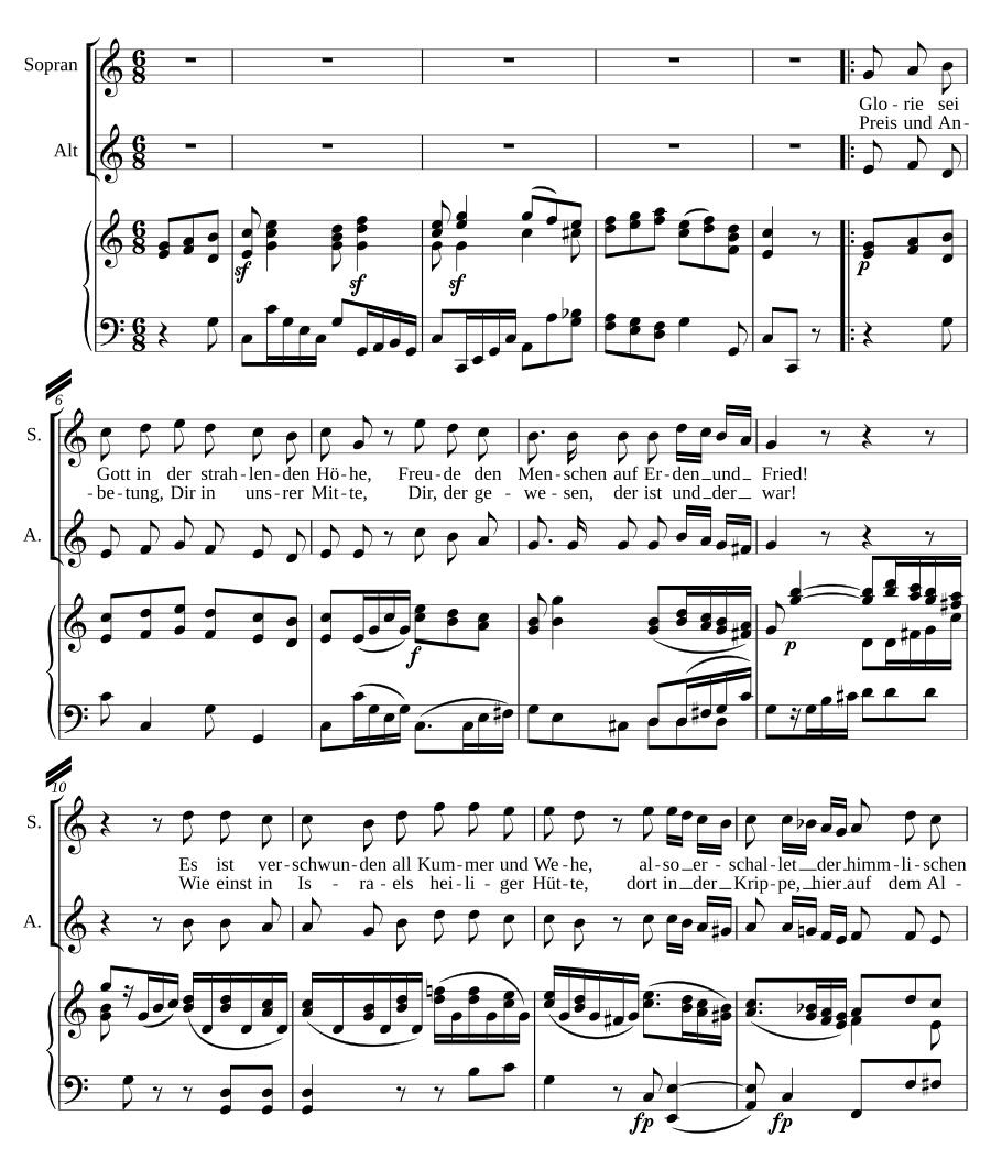 В рождественское время (In der Weihnachtszeit)