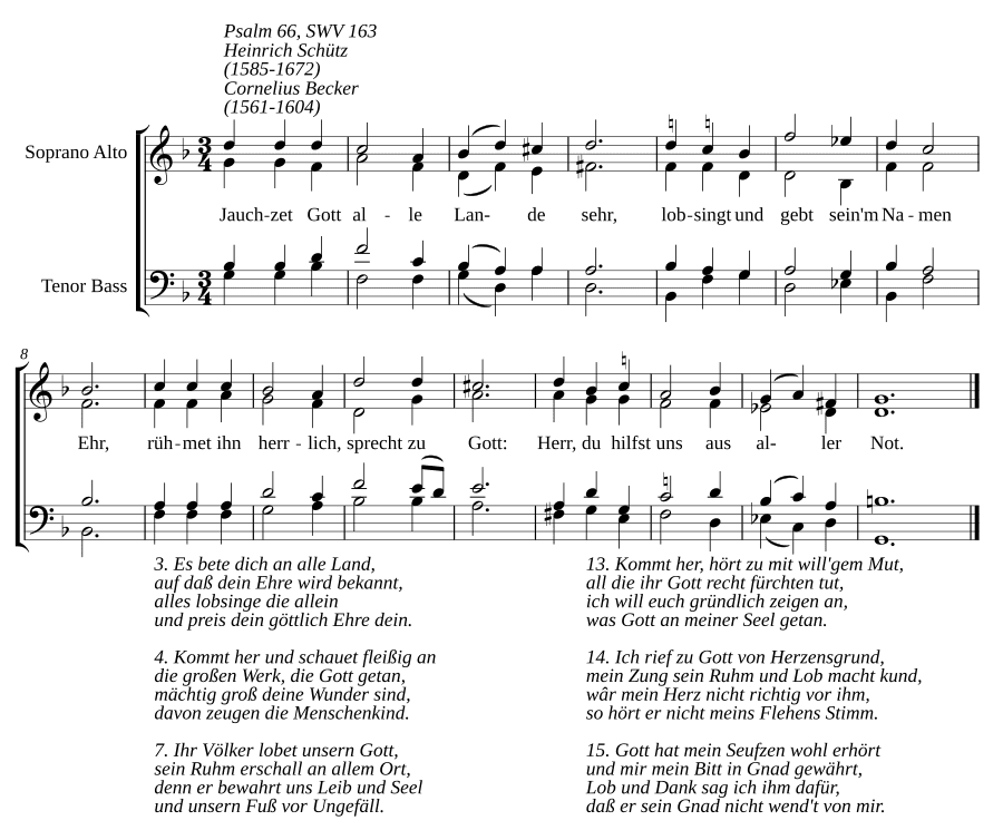 Радуйтесь, все земли (Jauchzet Gott, all Lande sehr)