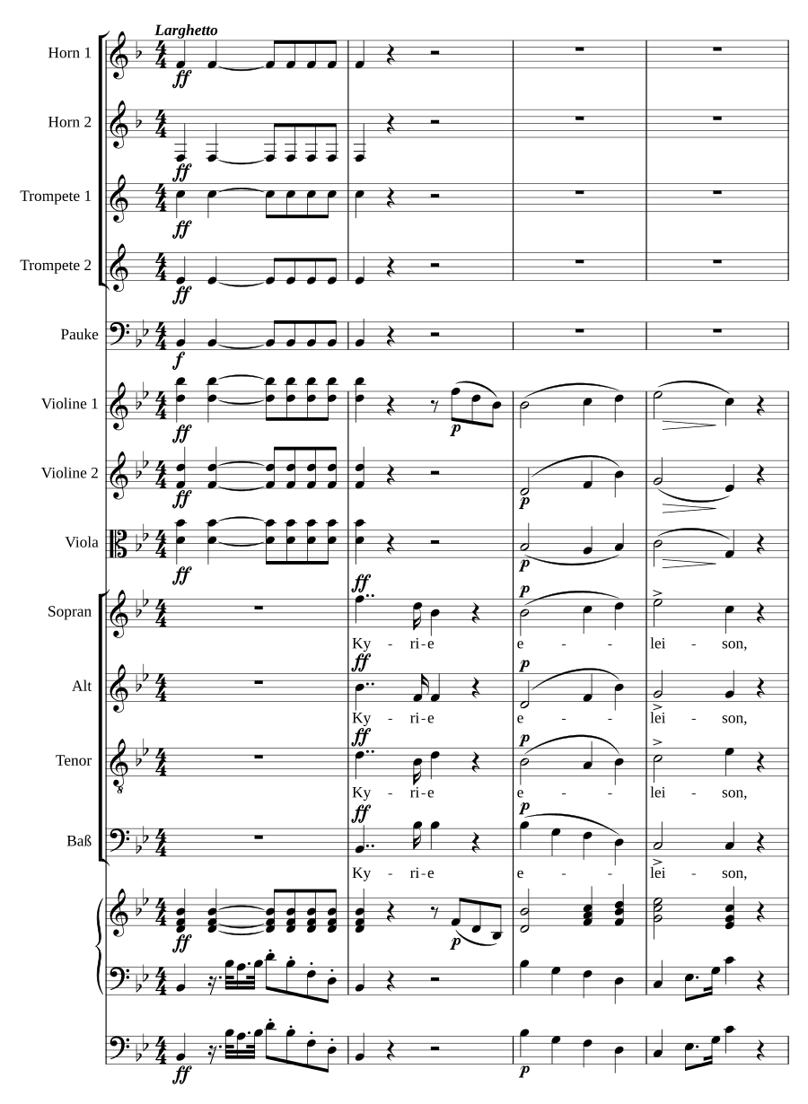 Литания си-бемоль мажор (Litanei in B-Dur)