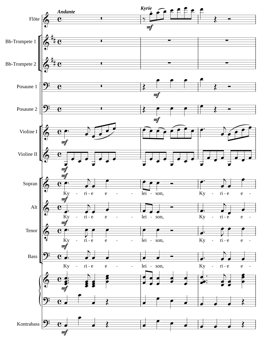 Месса до мажор № 2 (Missa in C Nr. 2)