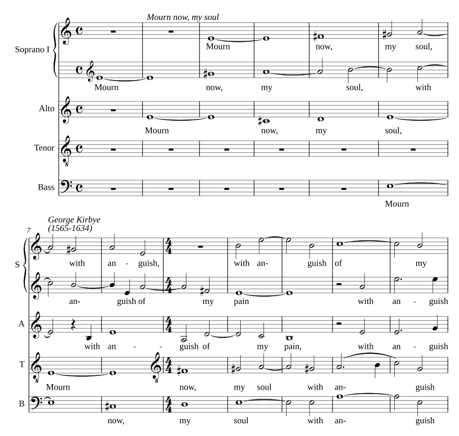 Плачь теперь, душа моя (Mourn now, my soul)