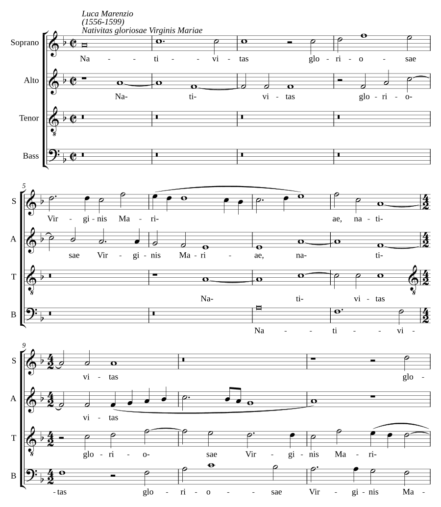 Рождество славной Девы Марии (Nativitas gloriosae Virginis Mariae)