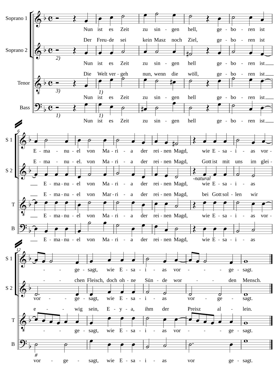 Теперь пришло время (Nun ist es Zeit)