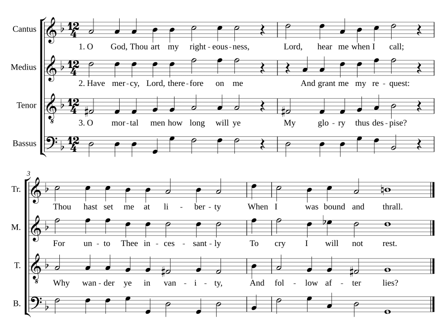 О Боже, Ты — моя праведность (O God, that art my righteousness)