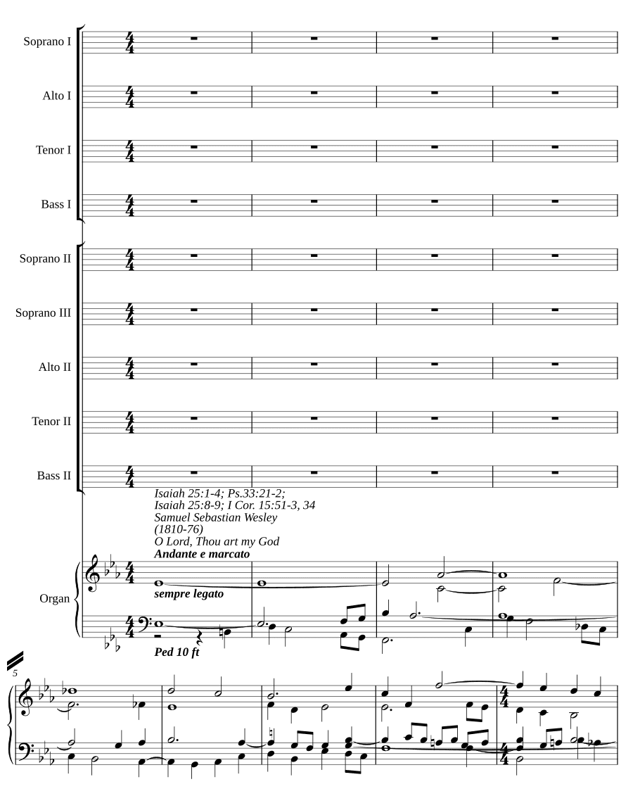 О Господь, Ты Бог мой (O Lord, Thou art my God)