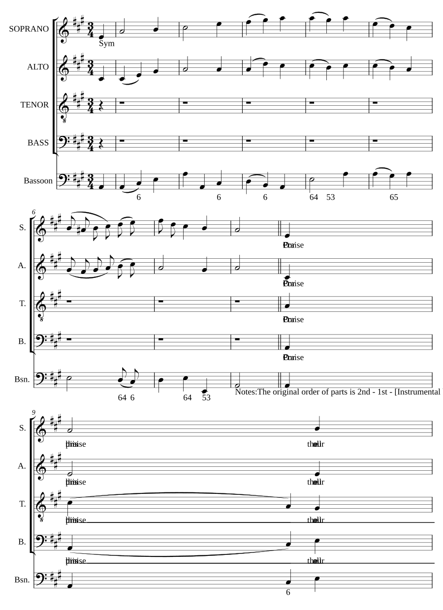 Хвалите Господа единодушно (O praise the Lord with one consent)