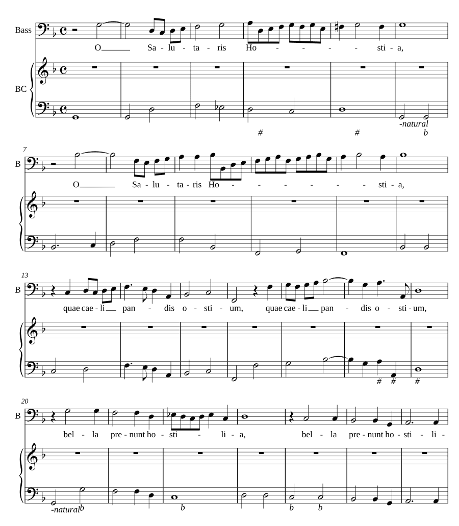 О, спасительная жертва (O salutaris hostia)