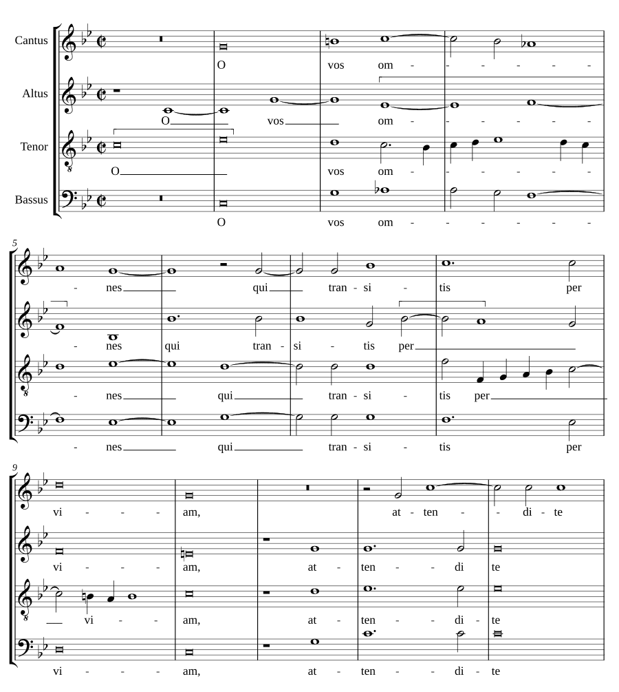 O vos omnes (voci impari)