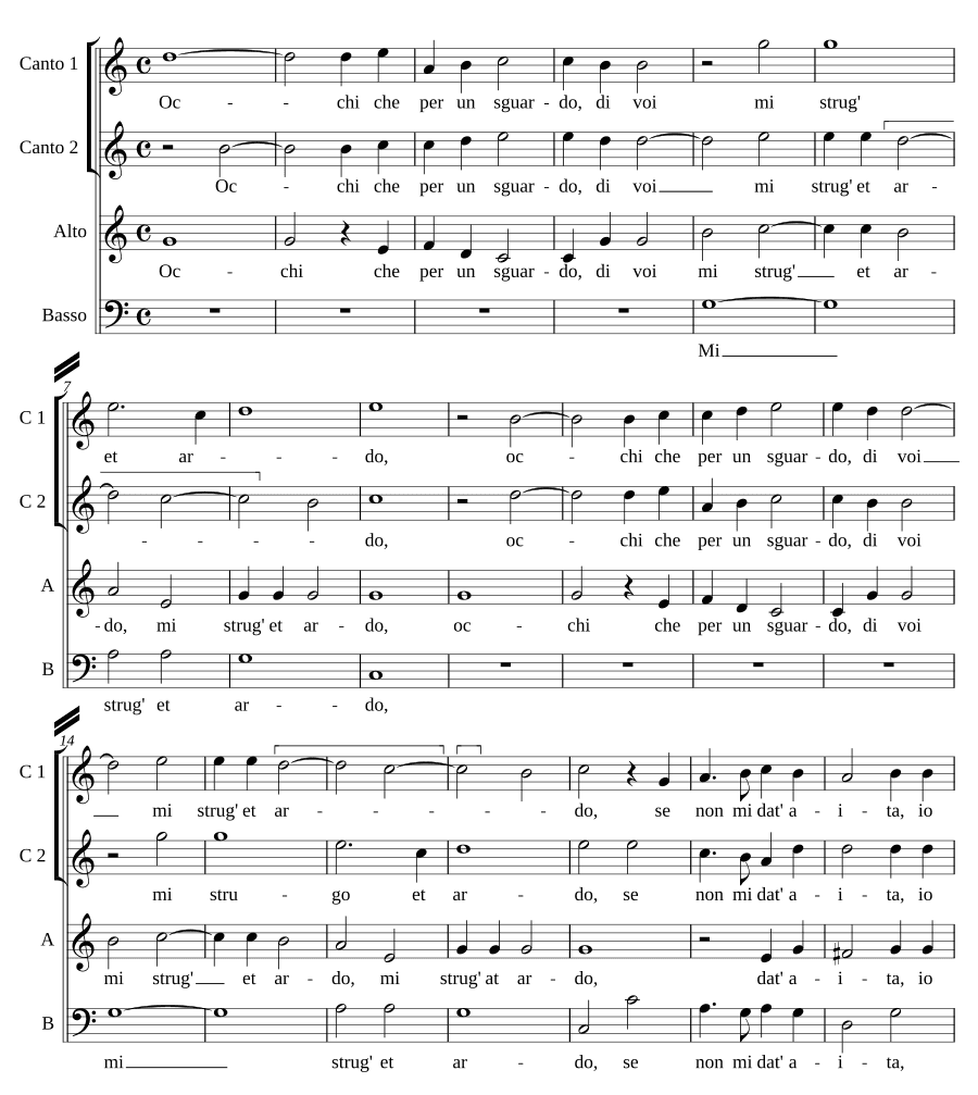 Глаза, что за взгляд (Occhi che per un sguardo)