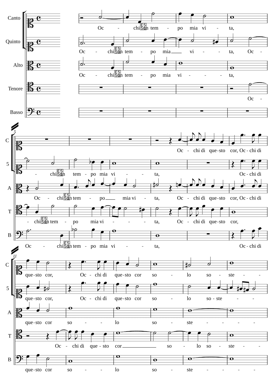 Глаза, когда-то моя жизнь (Occhi un tempo mia vita)