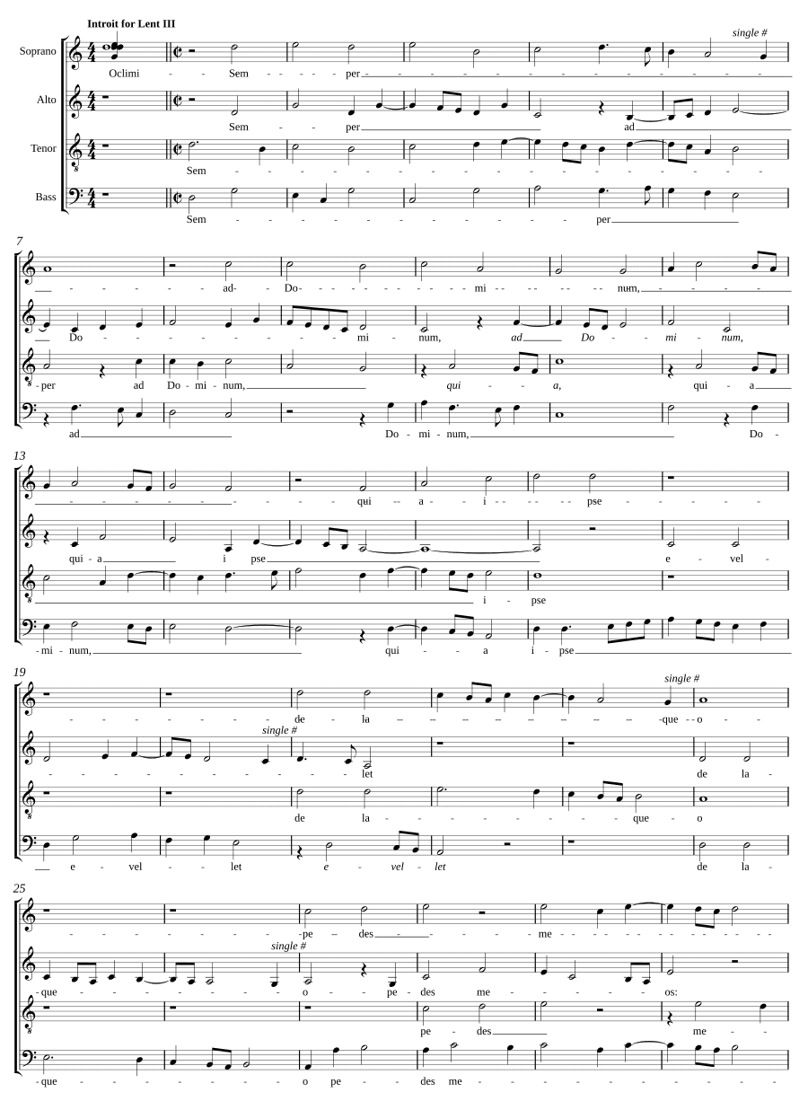 Глаза мои (Oculi mei)