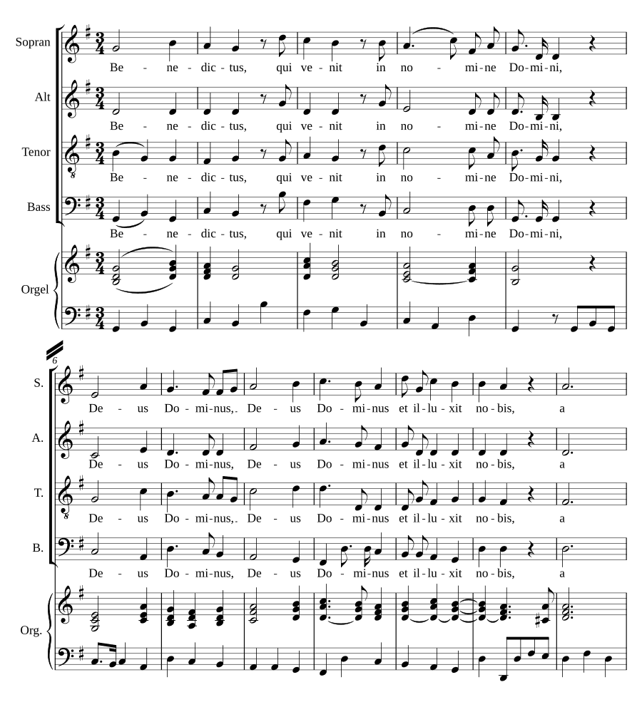 Офферторий на Рождественскую октаву (Offertorium f.d. Weihnachtsoktav)