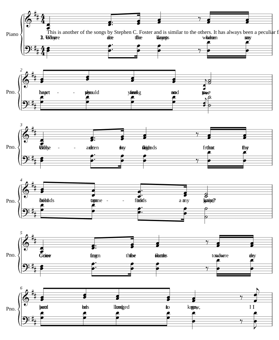 Старый чернокожий Джо (Old black Joe)