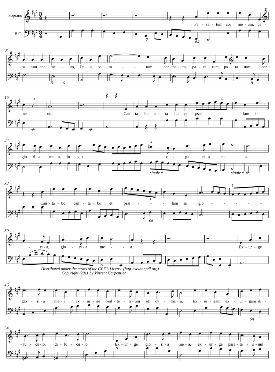 Готово сердце мое (Paratum cor meum)