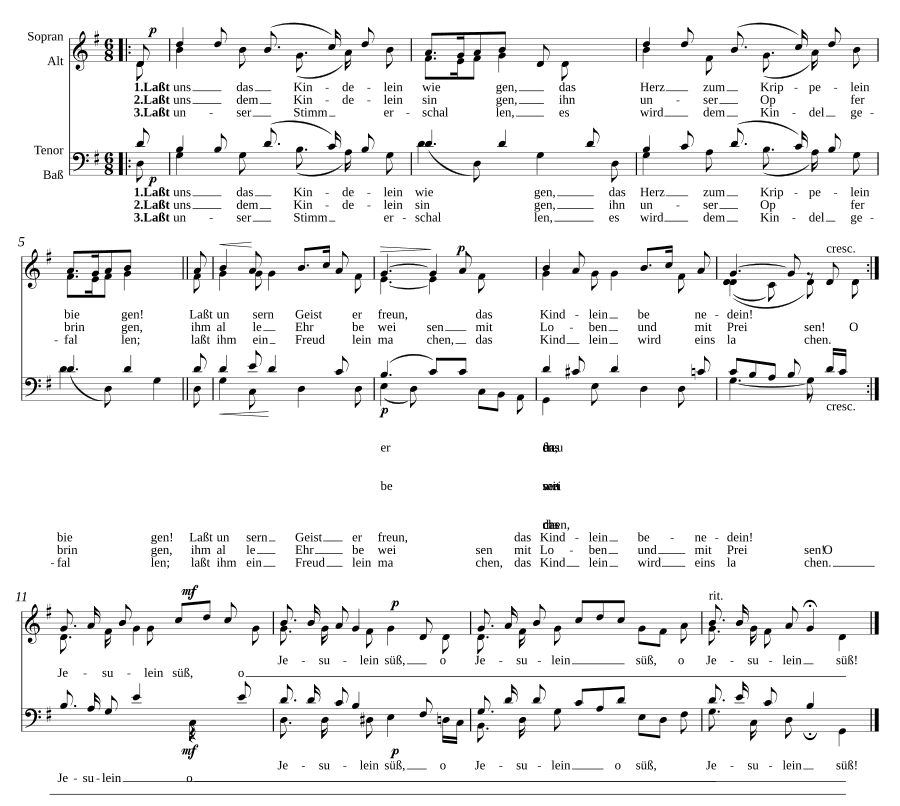 Колыбельная пастухов (Wiegenlied der Hirten)
